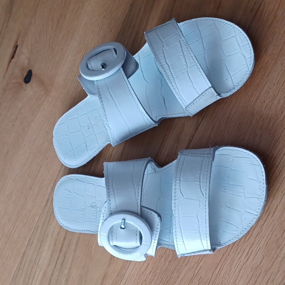 Withe sandals Made In Italy - Picture 1 of 4